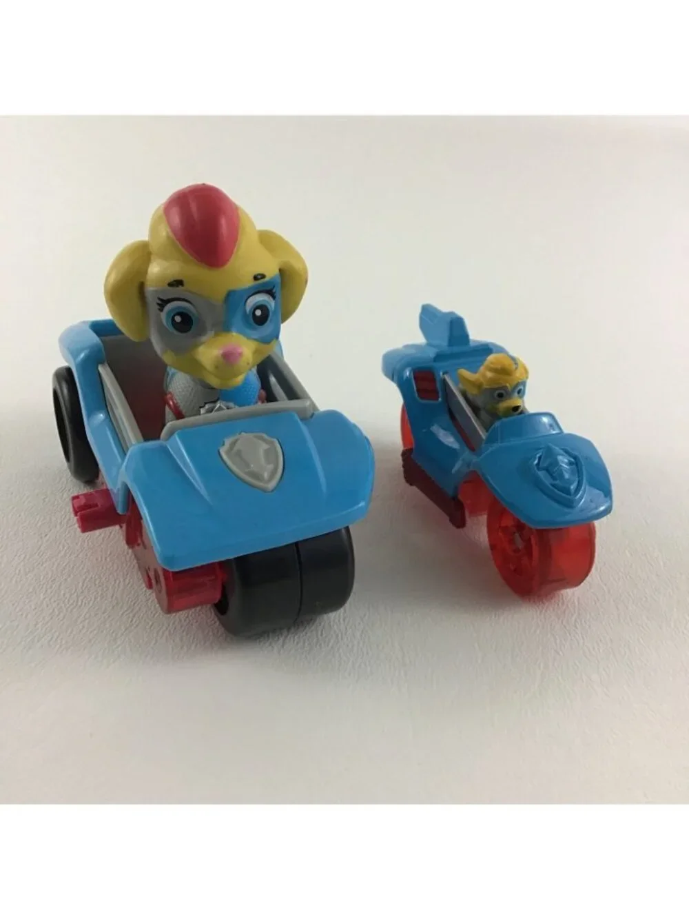 Paw Patrol Mighty Pups Super Paws DVD Mighty Twins Figures Car Racer Figure Lot